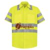 High Visibility Safety Short Sleeve Work Shirt Thumbnail