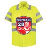 High Visibility Safety Short Sleeve Work Shirt Thumbnail