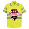 High Visibility Safety Short Sleeve Work Shirt Thumbnail