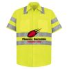 High Visibility Safety Short Sleeve Work Shirt Thumbnail