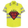 High Visibility Safety Short Sleeve Work Shirt Thumbnail