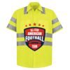 High Visibility Safety Short Sleeve Work Shirt Thumbnail