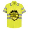 High Visibility Safety Short Sleeve Work Shirt Thumbnail