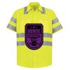 High Visibility Safety Short Sleeve Work Shirt Thumbnail