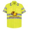 High Visibility Safety Short Sleeve Work Shirt Thumbnail