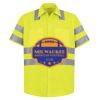 High Visibility Safety Short Sleeve Work Shirt Thumbnail