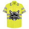 High Visibility Safety Short Sleeve Work Shirt Thumbnail