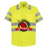 High Visibility Safety Short Sleeve Work Shirt Thumbnail