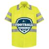 High Visibility Safety Short Sleeve Work Shirt Thumbnail