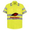 High Visibility Safety Short Sleeve Work Shirt Thumbnail