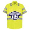 High Visibility Safety Short Sleeve Work Shirt Thumbnail