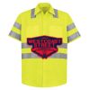 High Visibility Safety Short Sleeve Work Shirt Thumbnail