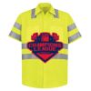 High Visibility Safety Short Sleeve Work Shirt Thumbnail