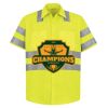 High Visibility Safety Short Sleeve Work Shirt Thumbnail