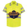 High Visibility Safety Short Sleeve Work Shirt Thumbnail