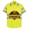 High Visibility Safety Short Sleeve Work Shirt Thumbnail