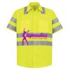 High Visibility Safety Short Sleeve Work Shirt Thumbnail