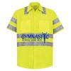 High Visibility Safety Short Sleeve Work Shirt Thumbnail