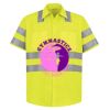 High Visibility Safety Short Sleeve Work Shirt Thumbnail