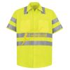 High Visibility Safety Short Sleeve Work Shirt Thumbnail