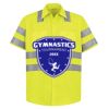 High Visibility Safety Short Sleeve Work Shirt Thumbnail