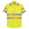 High Visibility Safety Short Sleeve Work Shirt Thumbnail