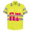 High Visibility Safety Short Sleeve Work Shirt Thumbnail