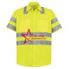 High Visibility Safety Short Sleeve Work Shirt Thumbnail