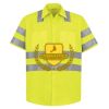 High Visibility Safety Short Sleeve Work Shirt Thumbnail