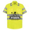 High Visibility Safety Short Sleeve Work Shirt Thumbnail