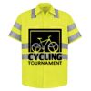 High Visibility Safety Short Sleeve Work Shirt Thumbnail