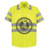 High Visibility Safety Short Sleeve Work Shirt Thumbnail