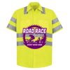 High Visibility Safety Short Sleeve Work Shirt Thumbnail