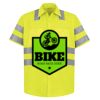 High Visibility Safety Short Sleeve Work Shirt Thumbnail