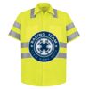 High Visibility Safety Short Sleeve Work Shirt Thumbnail