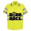 High Visibility Safety Short Sleeve Work Shirt Thumbnail