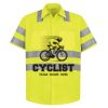 High Visibility Safety Short Sleeve Work Shirt Thumbnail