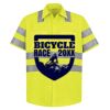 High Visibility Safety Short Sleeve Work Shirt Thumbnail