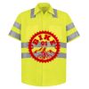 High Visibility Safety Short Sleeve Work Shirt Thumbnail