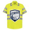 High Visibility Safety Short Sleeve Work Shirt Thumbnail