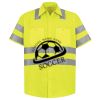 High Visibility Safety Short Sleeve Work Shirt Thumbnail